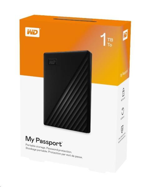 WD My Passport prenosný 1 TB Ext,  2, 5" USB3.0,  WORLDWIDE 2019,  čierna5