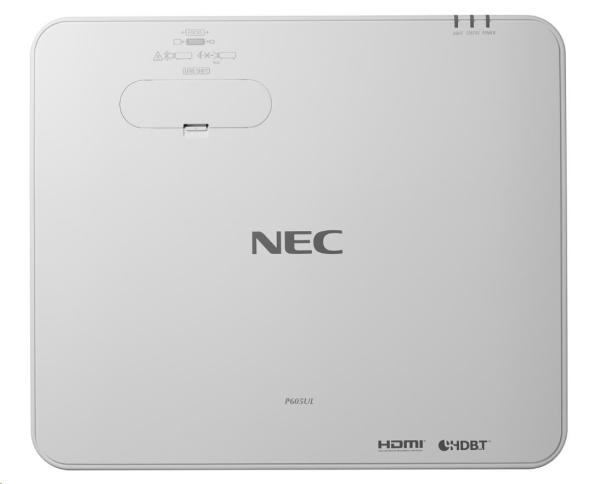 NEC projektor P605UL,  1920x1200,  6000ANSI,  600.000:1,  HDMI,  RS232,  LAN,  USB,  REPRO 20W1