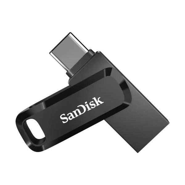 SanDisk Flash disk 256 GB Ultra,  dvojitý USB disk GO typu C