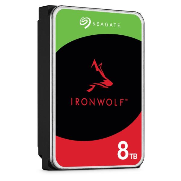 SEAGATE HDD 8TB IRONWOLF (NAS),  3.5",  SATAIII,  7200 RPM,  Cache 256MB,  CMR2