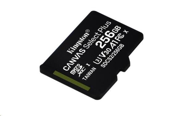 Kingston 256GB micSDXC Canvas Select Plus 100R A1 C10 - 1 ks1