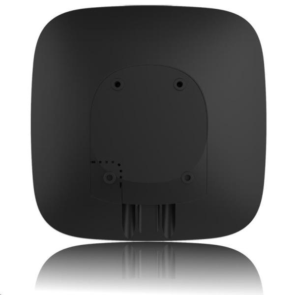 Ajax Hub Plus black 11790.01.BL1 centrální ovládací panel,  2x SIM,  3G/ 2G,  Ethernet,  Wi-Fi,  podpora 99 uživatelů,  černá1