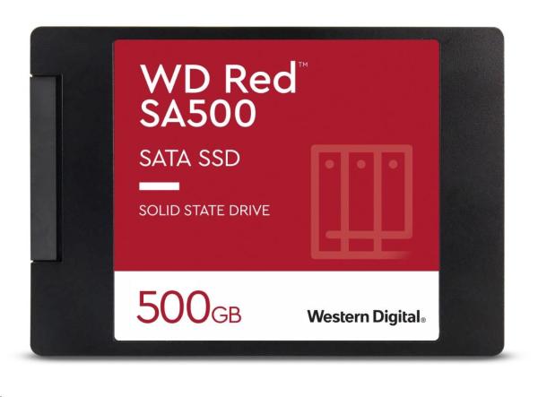 WD RED SSD 3D NAND WDS500G1R0A 500GB SATA/ 600,  (R:560,  W:530MB/ s),  2.5"