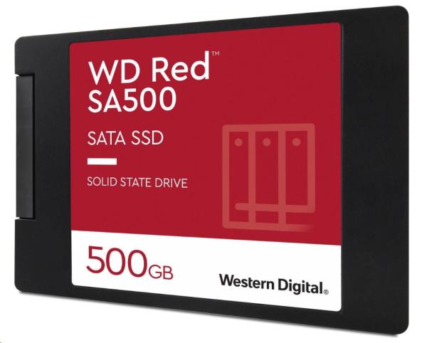 WD RED SSD 3D NAND WDS500G1R0A 500GB SATA/ 600,  (R:560,  W:530MB/ s),  2.5"1