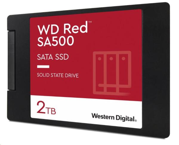 WD RED SSD 3D NAND WDS200T1R0A 2TB SATA/ 600,  (R:560,  W:530MB/ s),  2.5"2