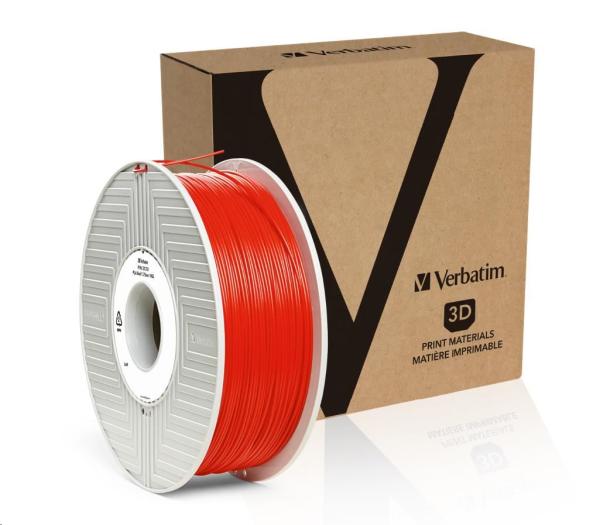 VERBATIM Filament pre 3D tlačiarne PLA 1.75mm,  335m,  1kg červená (OLD PN 55270)