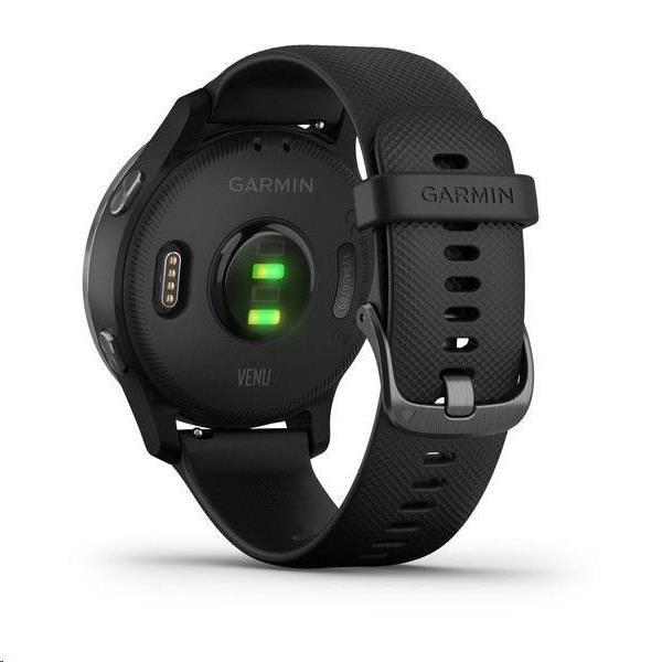 Garmin GPS sportovní hodinky Venu Black/ Slate Band3