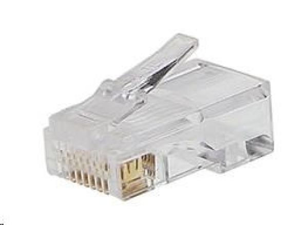 PREMIUMCORD RJ45 8pin konektor - drôt,  balenie 10 ks vo vrecku