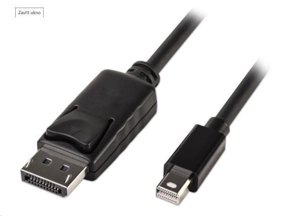 PREMIUMCORD Mini DisplayPort - DisplayPort V1.2 pripojovací kábel M/ M 1m