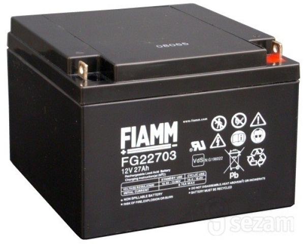 Batéria - Fiamm FG22703 (12V/ 27Ah - M5),  životnosť 5 rokov