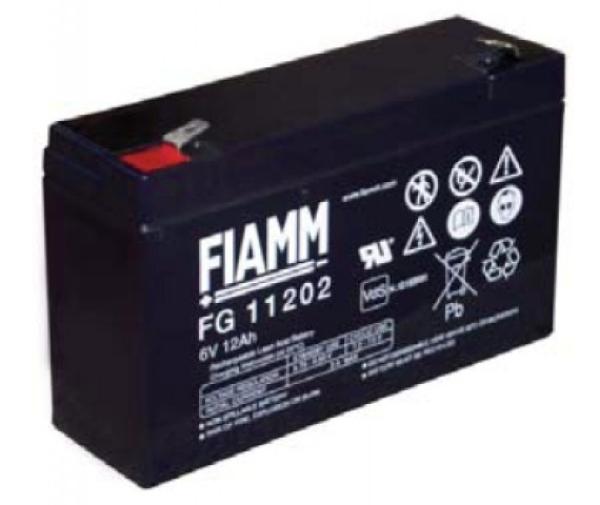 Batéria - Fiamm FG11202 (6V/ 12, 0Ah - Faston 250),  životnosť 5 rokov