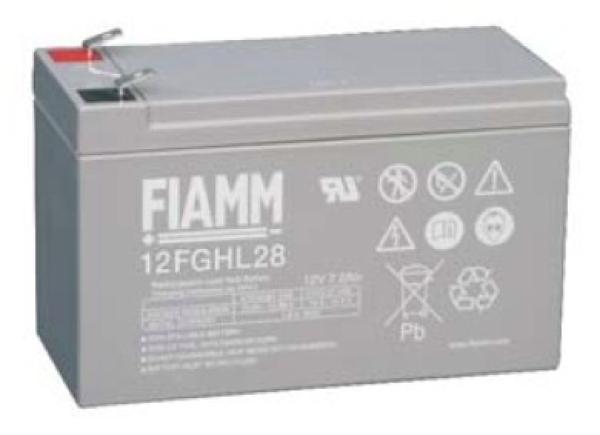 Baterie - Fiamm 12 FGHL 28 (12V/ 7, 2Ah - Faston 250),  životnost 10let