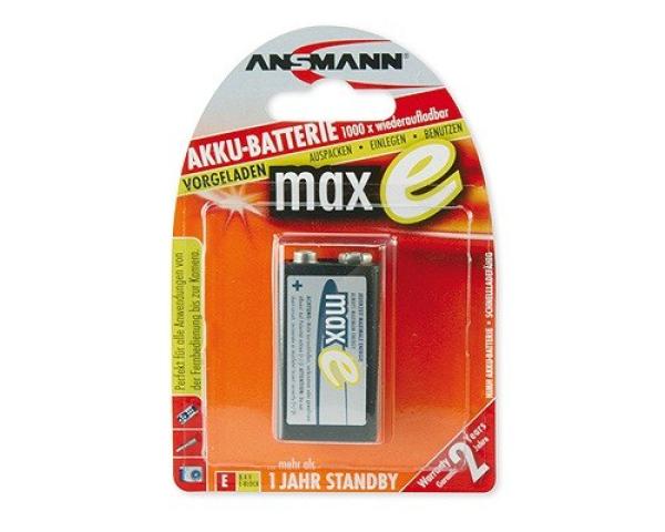 Baterie - Ansmann maxE 9V-E block NiMH 9V 200mAh