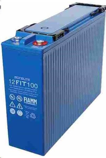 Baterie - Fiamm 12 FIT 100/ 23 (12V/ 100Ah - M8),  životnost 12let