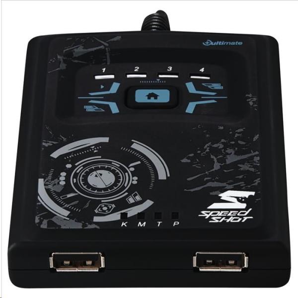 Hama konvertor pro myš/ klávesnici "Speedshot Ultimate" pro PS4/ PS3/ Xbox One/ Xbox360,  šedý2