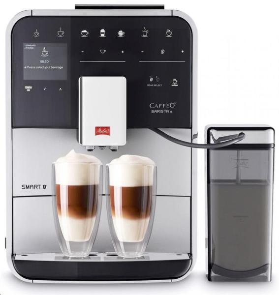 Melitta Barista TS Smart F85 0-101 automatický kávovar, 1450 W, vestavěný mlýnek, nádoba na mléko, SMART, stříbrný2