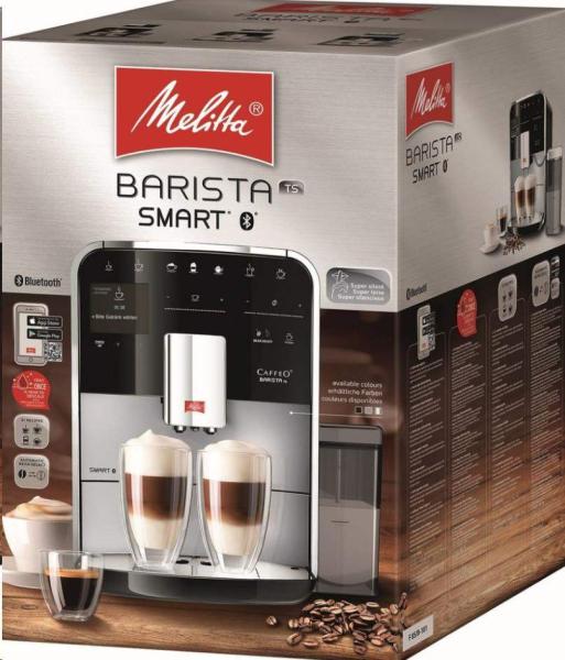 Melitta Barista TS Smart F85 0-101 automatický kávovar, 1450 W, vestavěný mlýnek, nádoba na mléko, SMART, stříbrný4