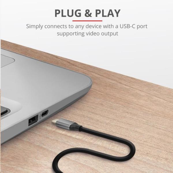 Adaptérový kábel TRUST Calyx USB-C na HDMI3