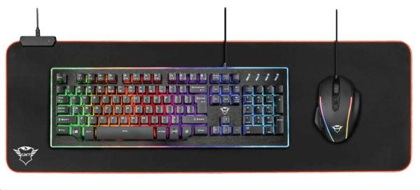 TRUST GXT 764 Glide-Flex XXL RGB podsvietená flexibilná podložka pod myš1