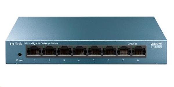 TP-Link LiteWave switch LS108G (8xGbE,  fanless)