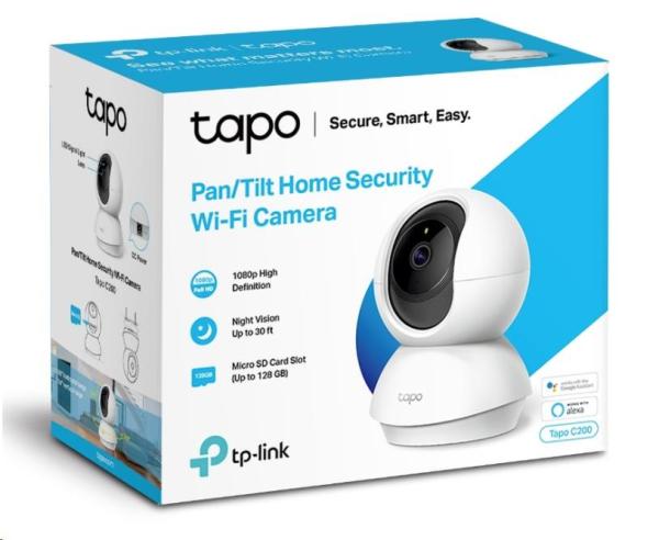 TP-Link Tapo C200 [Domáca bezpečnostná kamera Wi-Fi s horizontálnym a vertikálnym otáčaním ]3