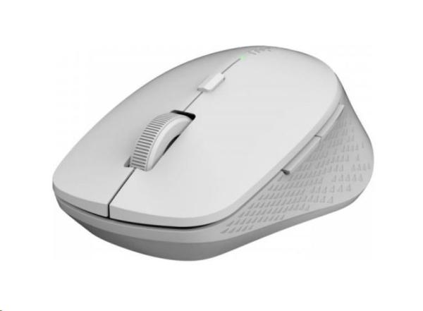 Myš RAPOO M300 Silent Wireless Optical Mouse,  Multi-mode: 2.4 GHz,  Bluetooth 3.0 & 4.0,  Sivá