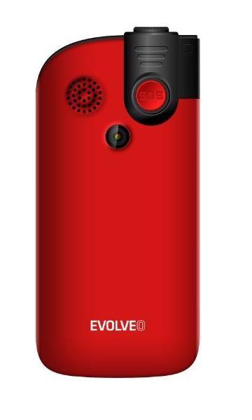 EVOLVEO EasyPhone FM,  mobilný telefón pre seniorov s nabíjacím stojanom (červený)3