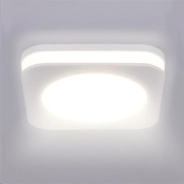 Solight LED podhledové svítidlo,  6W,  420lm,  4000K,  IP44,  čtvercové
