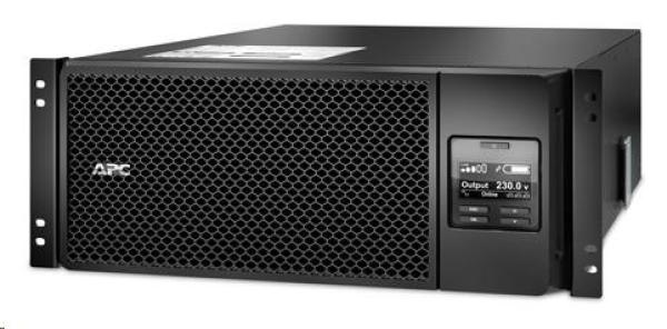 APC Smart-UPS SRT 6000VA RM 230V,  On-Line,  4U,  Rack Mount (6000W)