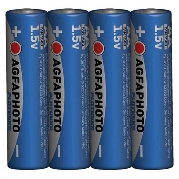 AgfaPhoto Power alkalická baterie LR06/ AA,  shrink 4ks