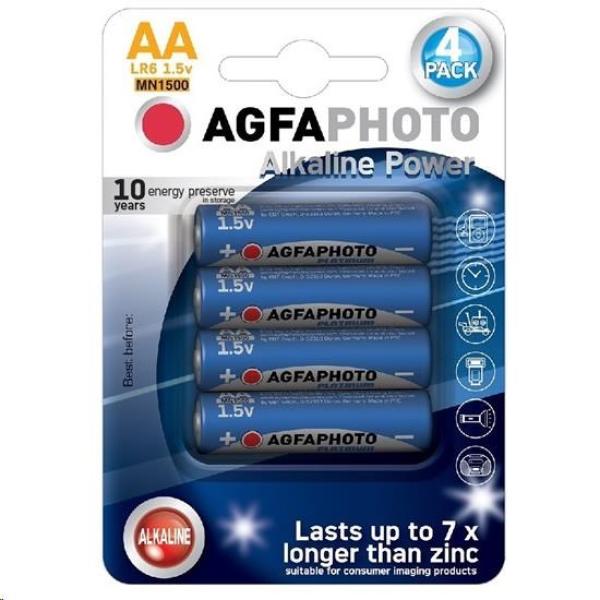 AgfaPhoto Power alkalická baterie LR06/ AA,  blistr 4ks