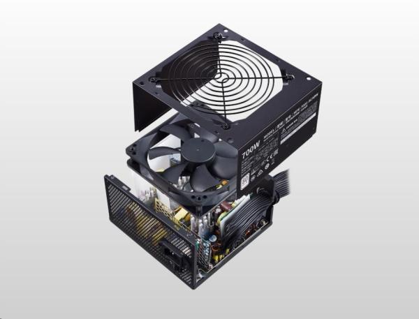 Cooler Master MWE White 700W V2,  120mm,  80+3