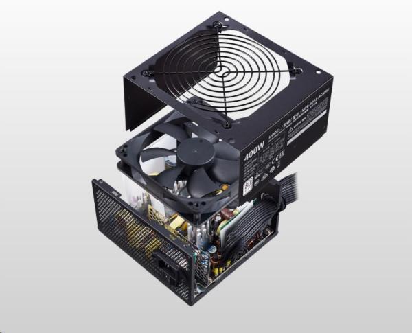 Cooler Master zdroj MWE White 400W V2,  120mm,  80+8