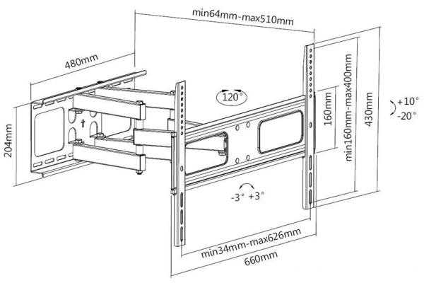 Držák Tv Fiber Mounts Prominent
4