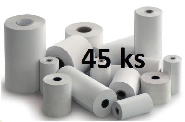 Papírový kotouč papírová páska TERMO,  80/ 80/ 12 (80m) - 45ks