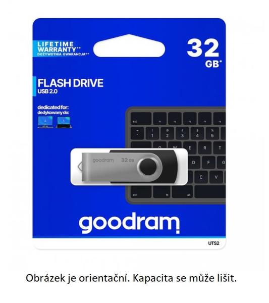 GOODRAM Flash disk 16GB UTS2,  USB 2.0,  čierna3