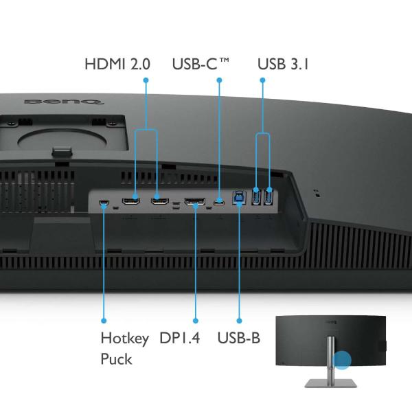 BENQ MT PD3420Q 34", 3440x1440, 350nits, 1000:1, 5ms, HDMI/ DP/ USB, reproduktory, VESA, kábel:DVI, DPtomDP, HDMI, USB, IPS;Gls Black7