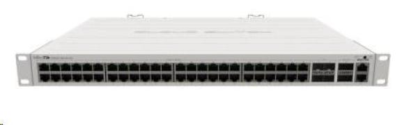 MikroTik Cloud Router Switch CRS354-48G-4S+2Q+RM,  650MHz CPU,  64MB,  1x10/ 100,  48xGLAN,  4xSFP+,  2xQSFP,  vrátane. L5