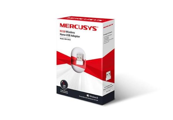MERCUSYS MW150US WiFi4 USB adapter (N150, 2, 4GHz, USB2.0)1