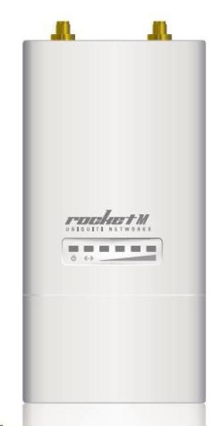 UBNT airMAX Rocket M2 [Klient/ AP/ Repeater,  2, 4 GHz,  802.11b/ g/ n,  28dBm,  2xRSMA]