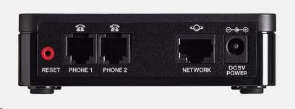 Cisco ATA191,  telefónny adaptér VoIP,  1xRJ-45, 2xRJ-11,  2xSIP0
