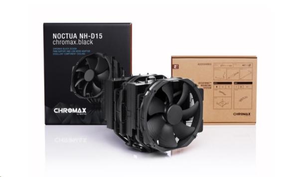 NOCTUA NH-D15 chromax.black - chladič procesoru,  LGA1851,  AM4,  AM52