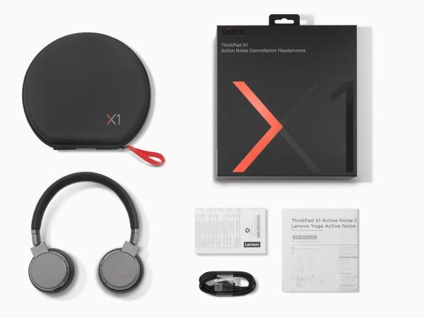 LENOVO sluchátka ThinkPad X1 Active Noise Cancellation Headphone - bezdrátové sluchátka, mic., potlačení šumu (ENC), ANC4