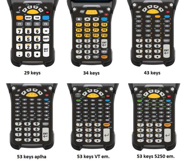 Zebra MC9300 (53 kláves),  2D,  SR,  SE4770,  BT,  Wi-Fi,  5250 Emu.,  Zbraň,  IST,  Android1