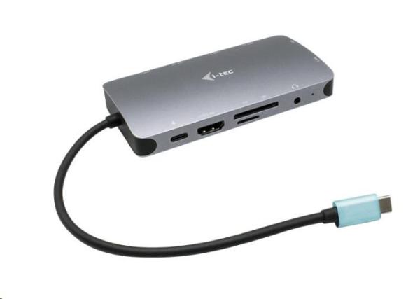 iTec USB-C Metal Nano Dock HDMI/ VGA s LAN + Power Delivery 100 W