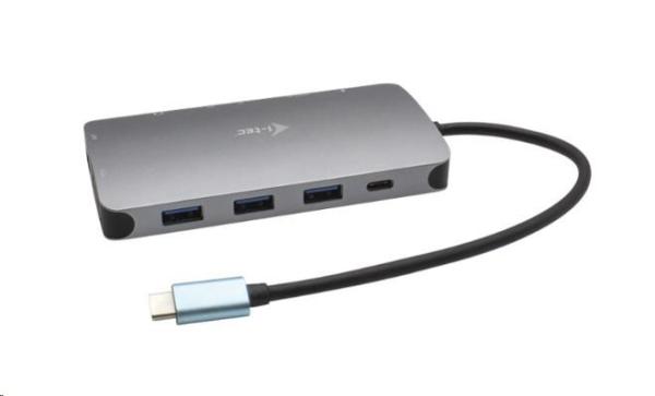iTec USB-C Metal Nano Dock HDMI/ VGA s LAN + Power Delivery 100 W1