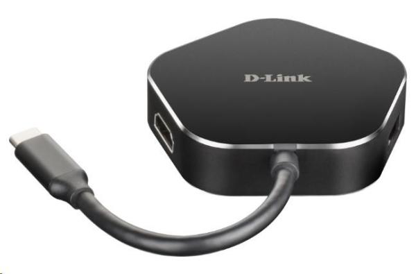 D-Link 4-in-1 USB-C Hub with HDMI a Power Delivery