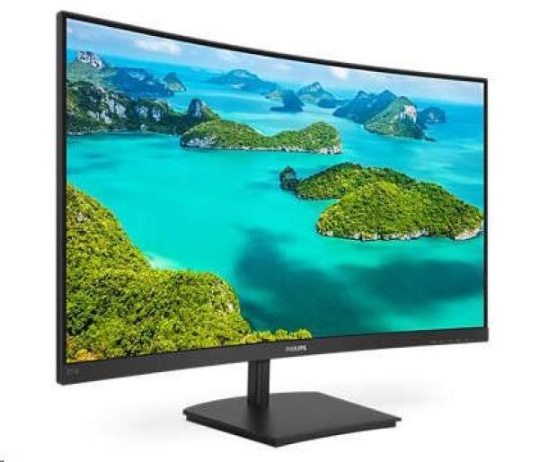 Philips MT VA LED 27" 271E1SCA/ 00 - VA panel,  1920x1080,  D-Sub,  HDMI,  reproduktory,  zakrivený panel2