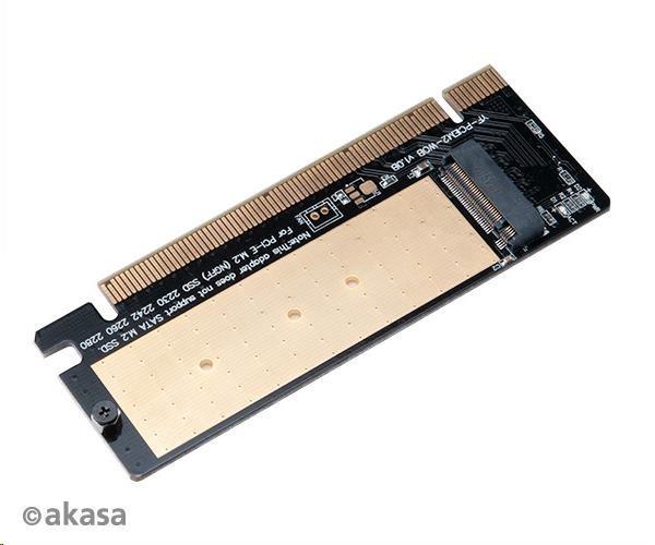 Adaptér AKASA M.2 Karta adaptéra SSD na PCIe s chladičom3
