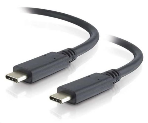 Kábel PREMIUMCORD USB-C ( USB 3.2 generácie 2x2,  5A,  100W,  20Gbit/ s ) čierna,  1m